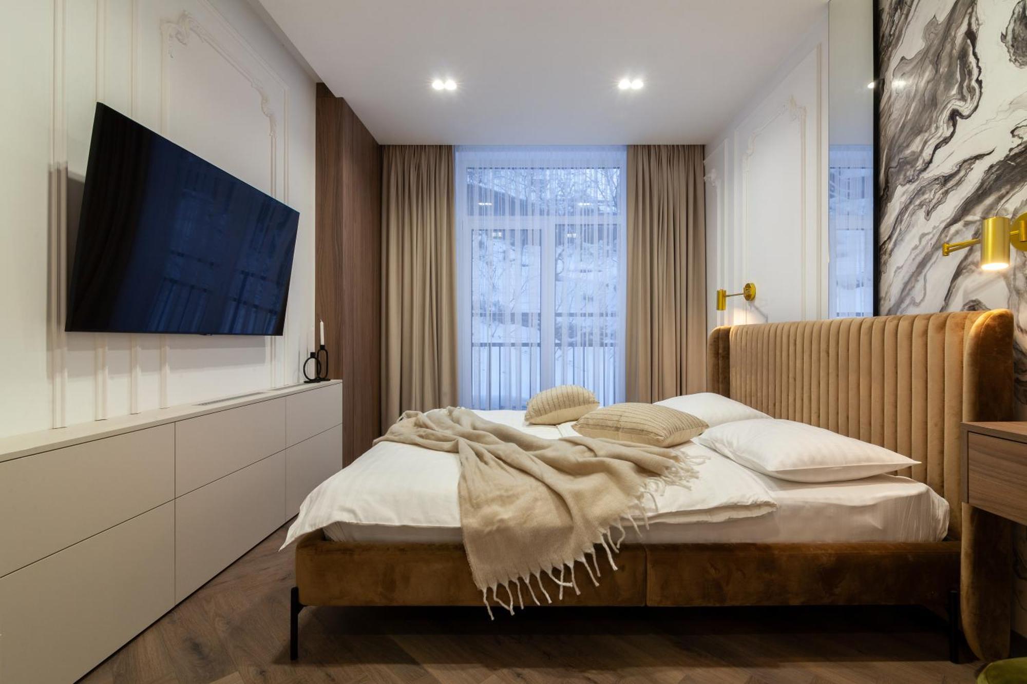 Apartment Shevchenko St.,New Building Lviv Dış mekan fotoğraf