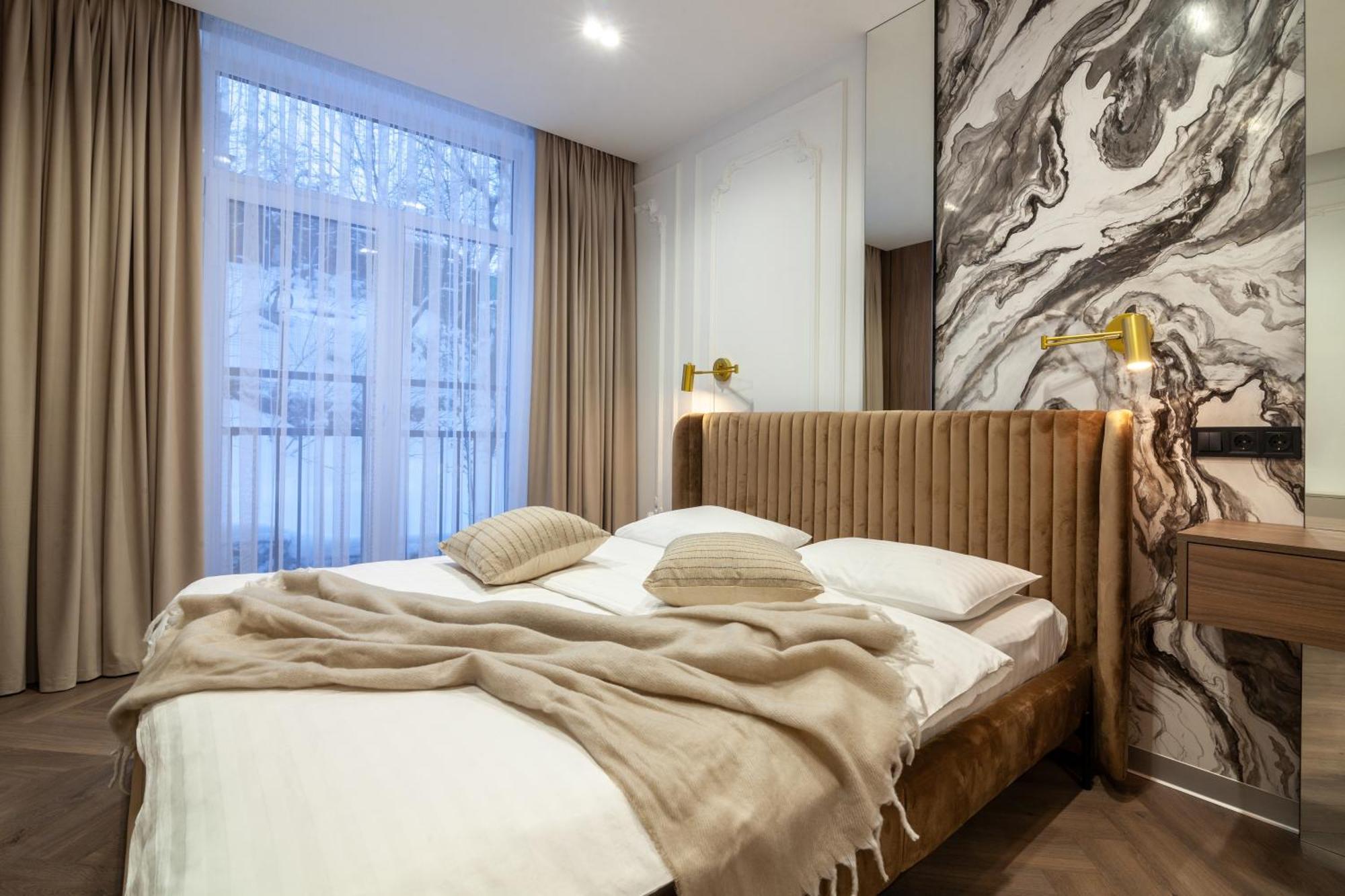 Apartment Shevchenko St.,New Building Lviv Dış mekan fotoğraf